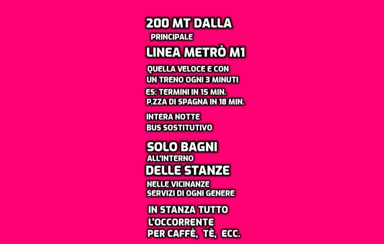B&B Near Metro' Central Line - Only Wc In The Rooms 15 Minutes To Termini Station 20 To Spagna Square - In The Night Bus Rome Extérieur photo